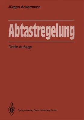 Ackermann |  Abtastregelung | Buch |  Sack Fachmedien