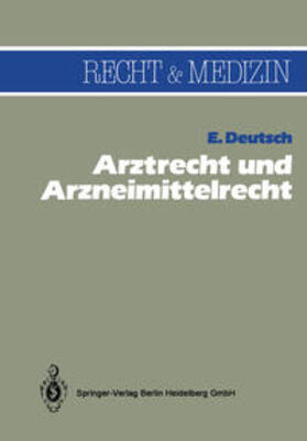 Deutsch |  Arztrecht und Arzneimittelrecht | eBook | Sack Fachmedien