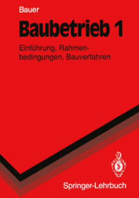 Bauer |  Baubetrieb 1 | eBook | Sack Fachmedien