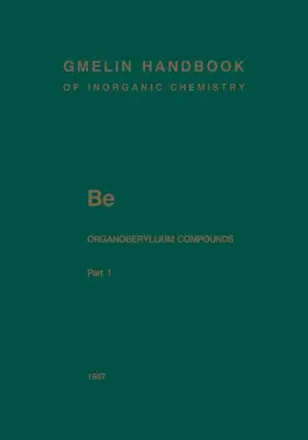 Schmidbaur / Kubny / Mirbach |  Be Organoberyllium Compounds | Buch |  Sack Fachmedien