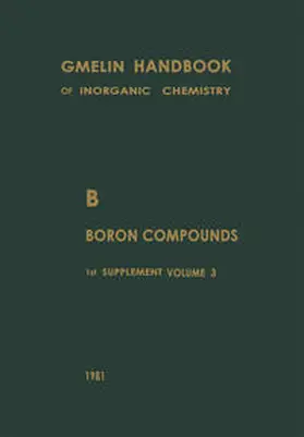 Beeker / Niedenzu / Onak |  B Boron Compounds | eBook | Sack Fachmedien