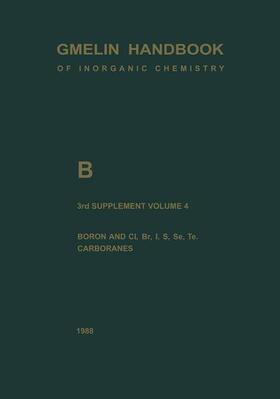 Heller / Buschbeck / Niedenzu |  B Boron Compounds | Buch |  Sack Fachmedien