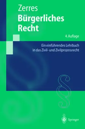 Zerres |  Bürgerliches Recht | eBook | Sack Fachmedien