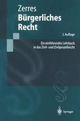 Zerres |  Bürgerliches Recht | eBook | Sack Fachmedien