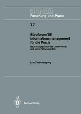 Bullinger |  Büroforum ’86 Informationsmanagement für die Praxis | eBook | Sack Fachmedien