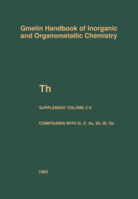 Bickel / Wedemeyer | Th Thorium Supplement Volume C 8 | E-Book | sack.de