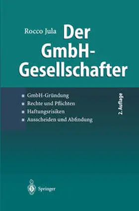 Jula |  Der GmbH-Gesellschafter | eBook | Sack Fachmedien