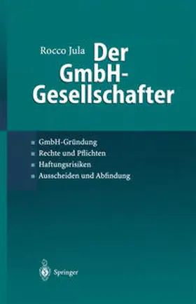 Jula |  Der GmbH-Gesellschafter | eBook | Sack Fachmedien