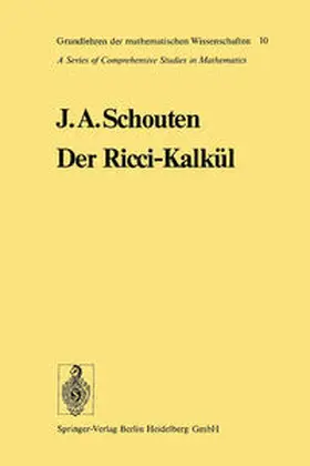 Schouten |  Der Ricci-Kalkül | eBook | Sack Fachmedien