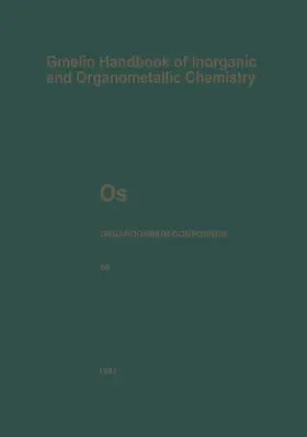 Behrends / Weber |  Os Organoosmium Compounds | Buch |  Sack Fachmedien