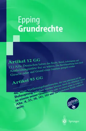 Epping |  Grundrechte | eBook | Sack Fachmedien