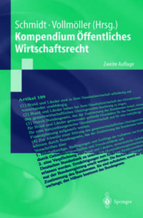 Schmidt / Vollmöller |  Kompendium Öffentliches Wirtschaftsrecht | eBook | Sack Fachmedien