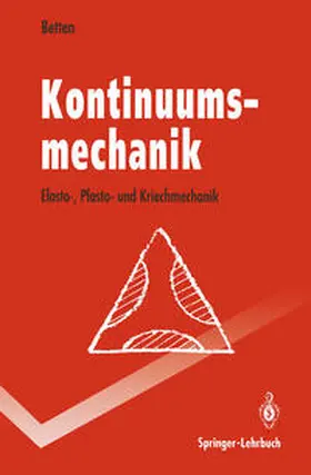 Betten |  Kontinuumsmechanik | eBook | Sack Fachmedien