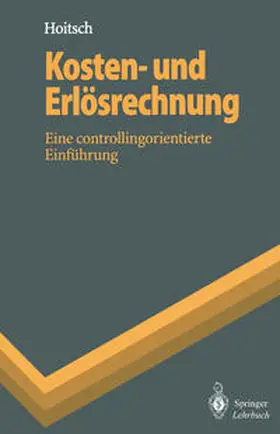 Hoitsch / Lingnau |  Kosten- und Erlösrechnung | eBook | Sack Fachmedien