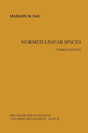 Day |  Normed Linear Spaces | Buch |  Sack Fachmedien