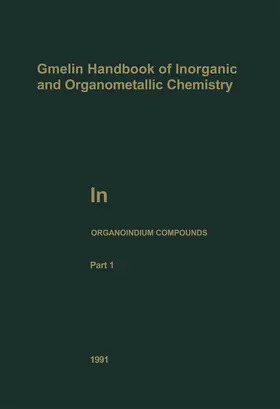 Weidlein / Petz |  In Organoindium Compounds | Buch |  Sack Fachmedien