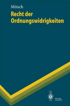 Mitsch |  Recht der Ordnungswidrigkeiten | eBook | Sack Fachmedien