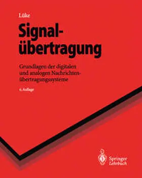 Ohm / Lüke |  Signalübertragung | eBook | Sack Fachmedien