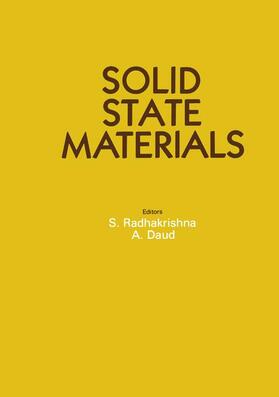 Daud / Radhakrishna |  Solid State Materials | Buch |  Sack Fachmedien