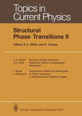 Müller / Thomas |  Structural Phase Transitions II | Buch |  Sack Fachmedien