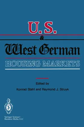 Struyk / Stahl |  U.S. and West German Housing Markets | Buch |  Sack Fachmedien