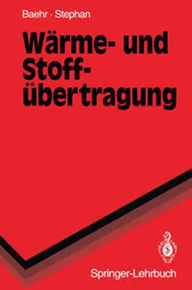 Baehr / Stephan |  Wärme- und Stoffübertragung | eBook | Sack Fachmedien