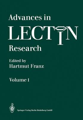  Advances in Lectin Research | Buch |  Sack Fachmedien