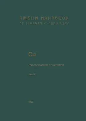  Cu Organocopper Compounds | Buch |  Sack Fachmedien