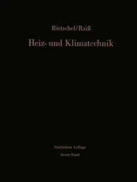 Rietschel / Raiß |  Heiz- und Klimatechnik | eBook | Sack Fachmedien