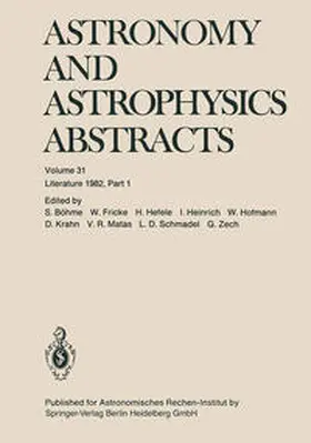 Böhme / Fricke / Hefele |  Astronomy and Astrophysics Abstracts | eBook | Sack Fachmedien