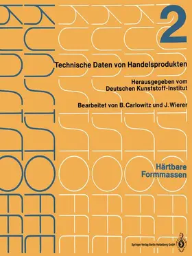 Wierer / Carlowitz |  Härtbare Formmassen | Buch |  Sack Fachmedien