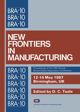 Teale |  New Frontiers in Manufacturing | Buch |  Sack Fachmedien