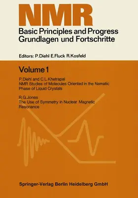 Diehl / Jones / Khetrapal |  NMR Basic Principles and Progress. Grundlagen und Fortschritte | Buch |  Sack Fachmedien