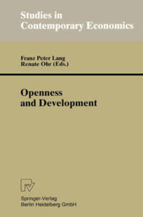 Lang / Ohr |  Openness and Development | eBook | Sack Fachmedien