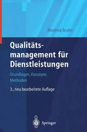 Bruhn |  Qualitätsmanagement für Dienstleistungen | eBook | Sack Fachmedien