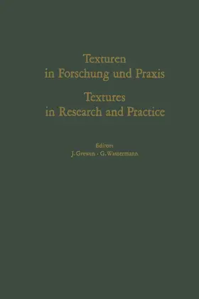 Wassermann / Grewen |  Texturen in Forschung und Praxis / Textures in Research and Practice | Buch |  Sack Fachmedien