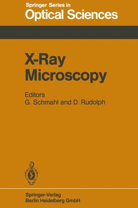 Rudolph / Schmahl |  X-Ray Microscopy | Buch |  Sack Fachmedien