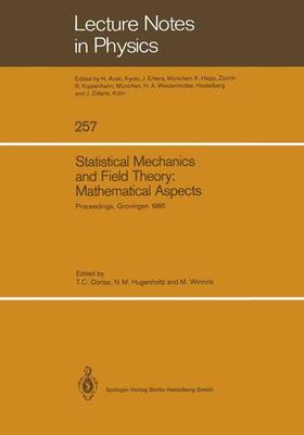 Dorlas / Winnink / Hugenholtz |  Statistical Mechanics and Field Theory: Mathematical Aspects | Buch |  Sack Fachmedien