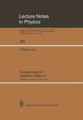 Ehlotzky |  Fundamentals of Quantum Optics II | Buch |  Sack Fachmedien