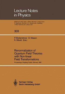 Breitenlohner / Sibold / Maison |  Renormalization of Quantum Field Theories with Non-linear Field Transformations | Buch |  Sack Fachmedien