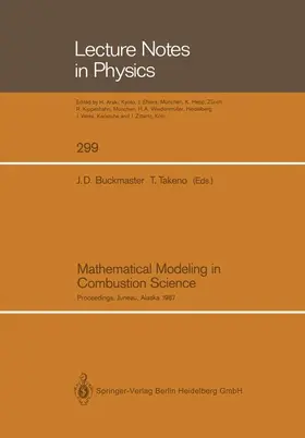 Takeno / Buckmaster |  Mathematical Modeling in Combustion Science | Buch |  Sack Fachmedien