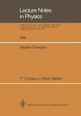 Georgiev |  F¿ Centers in Alkali Halides | Buch |  Sack Fachmedien