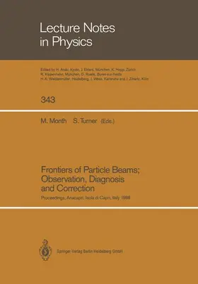 Turner / Month |  Frontiers of Particle Beams; Observation, Diagnosis and Correction | Buch |  Sack Fachmedien