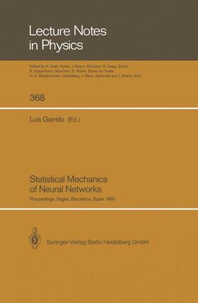 Garrido |  Statistical Mechanics of Neural Networks | Buch |  Sack Fachmedien
