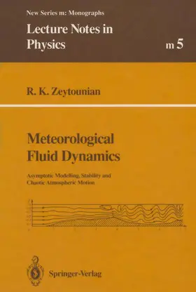 Zeytounian |  Meteorological Fluid Dynamics | Buch |  Sack Fachmedien