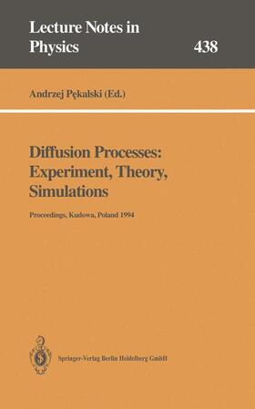 Pekalski |  Diffusion Processes: Experiment, Theory, Simulations | Buch |  Sack Fachmedien