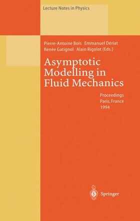 Bois / Rigolot / Deriat |  Asymptotic Modelling in Fluid Mechanics | Buch |  Sack Fachmedien