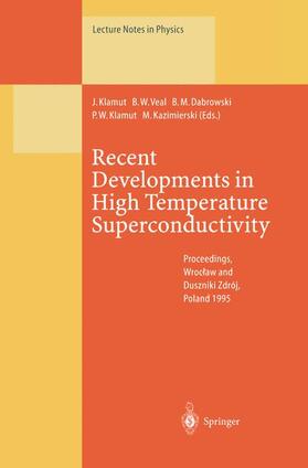 Klamut / Veal / Kazimierski |  Recent Developments in High Temperature Superconductivity | Buch |  Sack Fachmedien