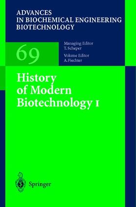 Fiechter |  History of Modern Biotechnology I | Buch |  Sack Fachmedien