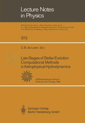 Loore |  Late Stages of Stellar Evolution Computational Methods in Astrophysical Hydrodynamics | Buch |  Sack Fachmedien